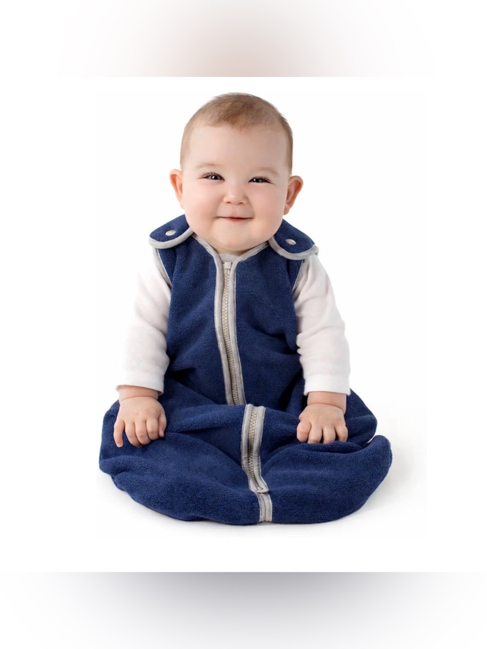 Baby Deedee Sleep Nest Fleece Sleep Sack - Size: L (18-36M) - Navy